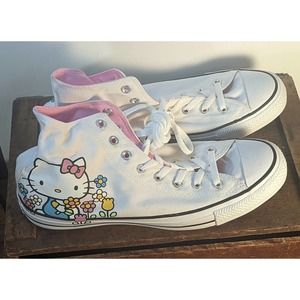 New Converse All Star Chuck Taylor Hello Kitty Shoes Sz 14 WMNS 164629F Mens 12
